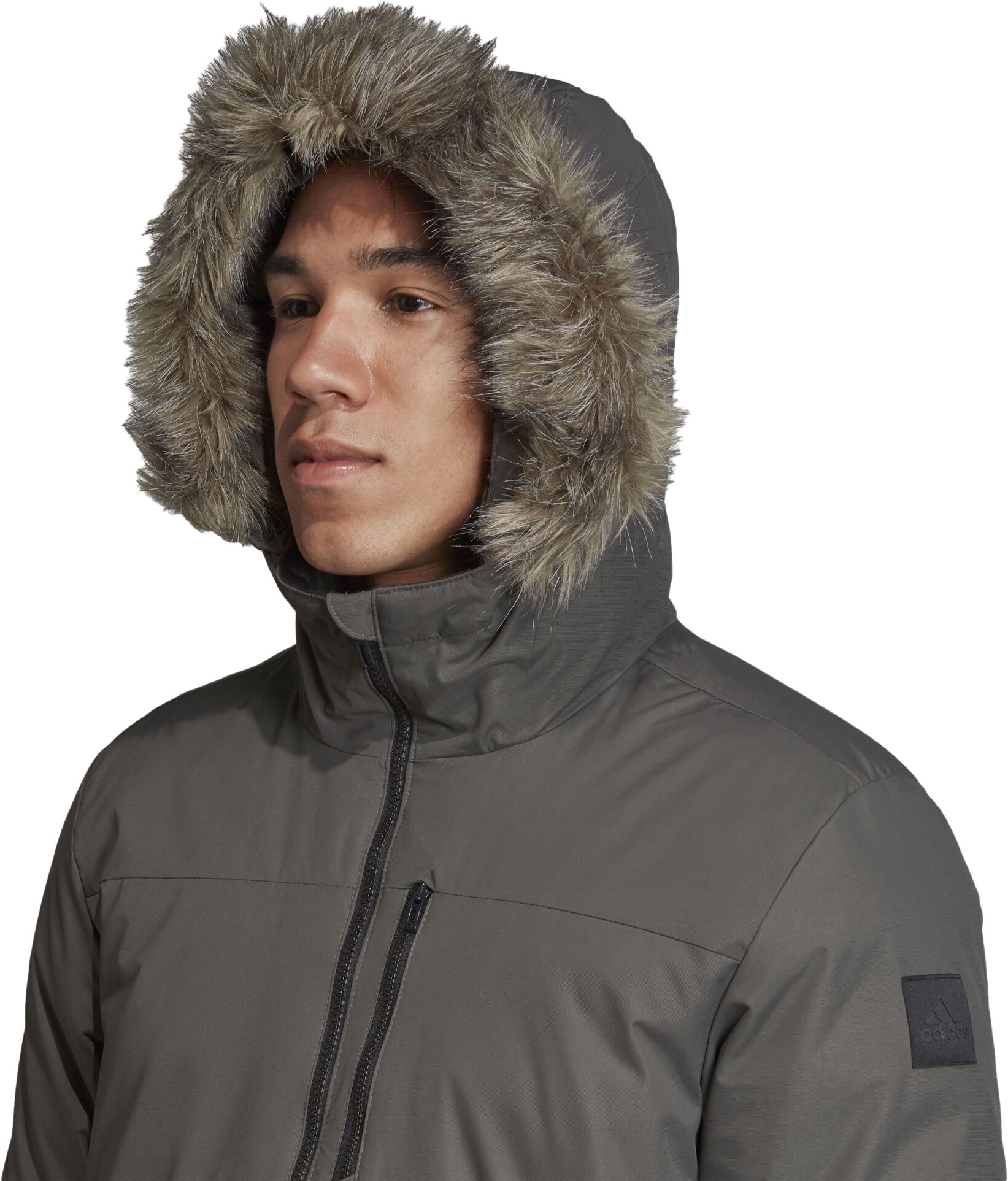 adidas mens xploric parka legend earth